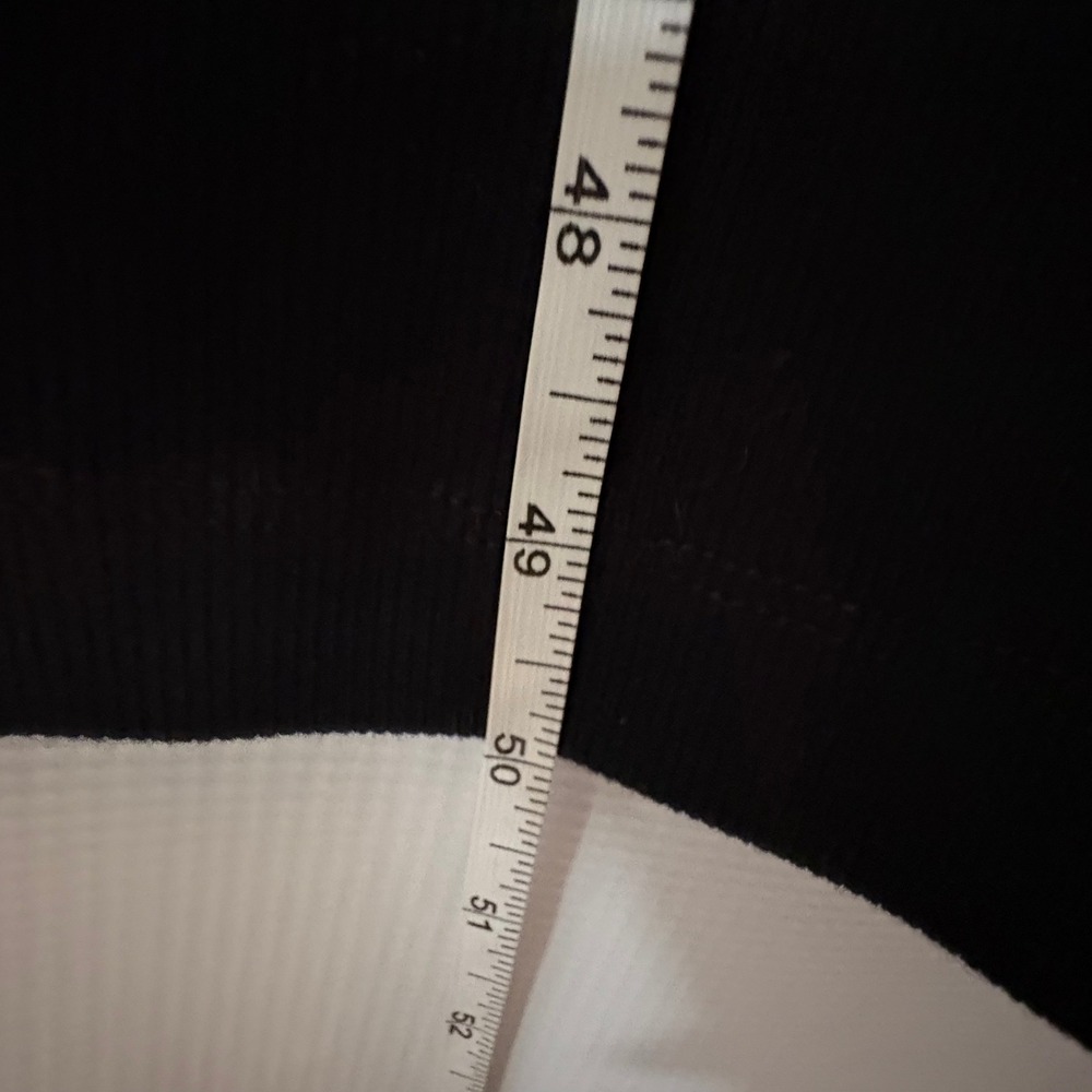NWT Grey State Reina Dress Deep Black Ribbed Knit Collared Midi XL Old‎ Money - Picture 6 of 7